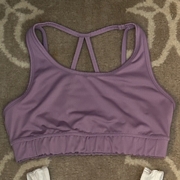 Purple, White, and Brown Crop Tops, size 10-12 Youth - Picture 2 of 8
